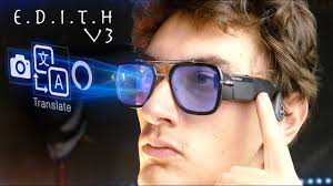 Real E D I T H Glasses V3 The Most Advanced Smart Glasses Image Trans Smart Glasses Voice Assistant Glasses