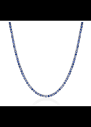Blue Sapphire Tennis Necklace - Jill Alberts Jewelry