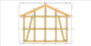 Gartenhaus Querschnitt Bauplan Planer Holz Bauplan