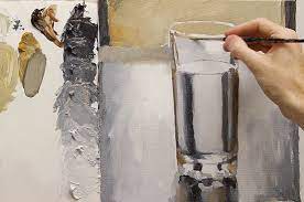 How To Paint Glass Reflections With Acrylics Part 3 Of 3 Glass Painting Painting Tutorial Acrylic Painting Techniques