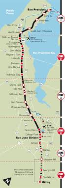 Transit Maps Unofficial Map Caltrain Route Map By Jeflu