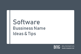 Software Business Name Generator Name Generator Catchy Company Names Business Names