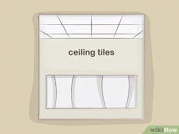 How to replace tile ceiling. How To Cut Ceiling Tiles 15 Steps With Pictures Wikihow