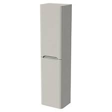 Wickes Malmo Light Grey Wall Hung J Pull Tower Unit 1600 X 400mm Wickes Co Uk