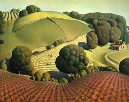 Young Corn By Grant Wood 1931 Grant Wood Paintings Grant Wood Art Grants