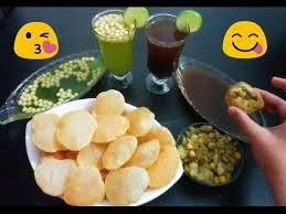 Suji Ki Puri Khatta Meetha Pani And Teekha Pani Recipe In Hindi Pani Puri Full Chaat In Hindi Youtube Food Yummy Food Chaat