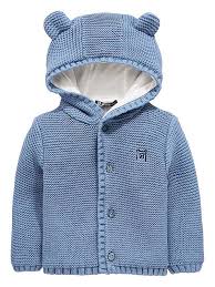 Mini V By Very Baby Boys Soft Knit Jersey Lined Cardigan Blue Very Co Uk
