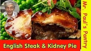 Form a large circle large enough to hold the steak and kidney. English Steak Kidney Pie Youtube