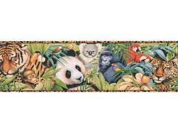 Buy fabric, wallpaper and gift wrap and view projects featuring unique camels designs. Tan Black Animal Print Wallpaper Border