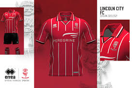 The official account of lincoln city football club. News The Traditional Vertical Stripes For The New Lincoln City Fc 2020 2021 Home Shirt Errea