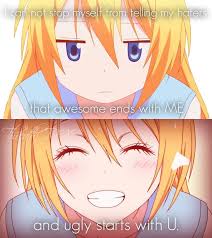 Anime Nisekoi Anime Qoutes Anime Fandom Anime Funny