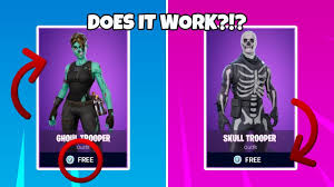 Has just claimed their skins! So I Tried Free Fortnite Skins Websites And This Happened Youtube