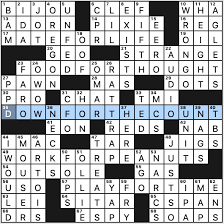 Wednesday January 8 2020 Diary Of A Crossword Fiend