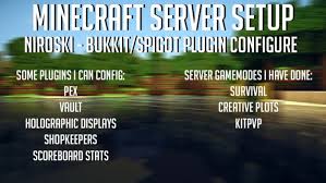 Creative plots | survival smp | free worldedit. Setup Your Minecraft Server By Niroski Fiverr