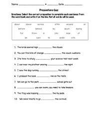 Although prepositional phrases can be inserted in many different locations within a sentence. Prepositions And Prepostional Phrases Worksheets Teaching Resources Tpt