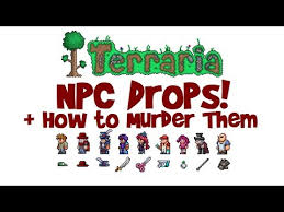 The green cap is dropped if a guide with that name (or any name) is killed. Comunidade Steam Video Terraria All Npc Drops Items Weapons Killing Npcs Guide Voodoo Doll Etc