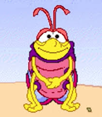 His standard dress consists of a dark green cape, inside of which is patterned with a spattering of primary colors. Sesame Street Window Bugs Game Online