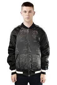 Elevenparis Basquiat 20 Bomber Jacket In Black Modesens Bomber Jacket Jackets Bomber