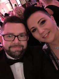 Dace and I attending the Weddings Online Awards. Looking forward to a great  night!