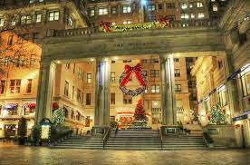 Pin By Ildiko Sz Baranyi On Christmas Wonderland Willard Hotel Christmas In Dc Christmas Scenery