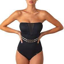 Check spelling or type a new query. Maillot 1 Piece Bustier Swag Noir De Sun Playa