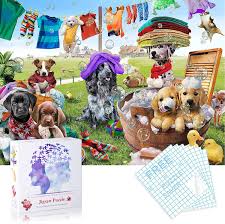 Take a look at all puzzles available for you to play and enjoy. Buy Dogs Laundry Jigsaw Puzzles For Adults 1000 Piece Thick Sturdy Pieces Challenging Party Games W Free Puzzle Saver Online In Indonesia B091tf7bj4