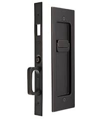 Emtek's pocket door mortise hardware is available in a privacy, passage, dummy and keyed function. Emtek Modern Rectangular Pocket Door Mortise Lock Pocket Door Lock Pocket Doors Pocket Door Hardware