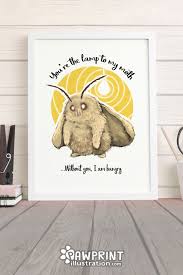 Moth Lamp Meme Art Print You Re The Lamp To My Moth Moth Lamp Gift Art Prints I Love Lamp Art