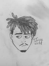 Drawing juice wrld 2 hours Tried To Draw Juice Wrld In Class Juicewrld
