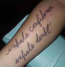 Quote tattoos are quite popular type. 29 Best Forearm Tattoo Designs For The Inner And Outer Arm