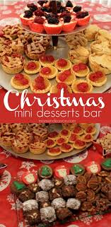 It doesn't get better than this! Mini Christmas Desserts Bar Mom Endeavors