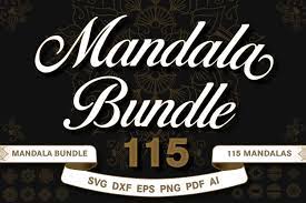 Download Mandala Svg Bundle 115 Designs Split Monogram Mandalas 772846 Svgs Design Bundles