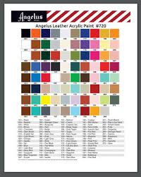 Angelus Leather 84 Paint 1oz Colors Assort Custom