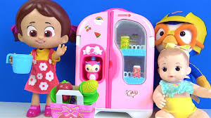 niloya nin buzdolabinda yeni neler var pororo ile kongsuni oyuncak buzd oyuncak buzdolaplari bebek