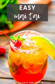 Mai Tai Drinks Are The Perfect Fun Fruity Cocktail For The Summer Easy To Make And Perfect For E Easy Fruity Cocktails Fruity Cocktails Cocktail Recipes Easy