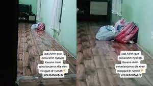 Viral bocil mau minggat dari rumah karena tersakiti. Viral Aksi Bocil Mau Minggat Dari Rumah Karena Tersakiti Warganet Ikut Malu