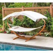Cheap hammocks, buy quality furniture directly from china suppliers:two people outdoor canvas camping hammock curved wooden stick stable garden swing chair hanging enjoy free shipping worldwide! Arc Hammocks Patio Furniture The Home Depot