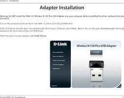 Over 200,000 drivers · automatic driver update · easy to install D Link Wa121a1 Wireless N 150 Pico Usb Adapter Wireless N 150 Compact Usb Adapter User Manual Dwa 121 En Manual 10