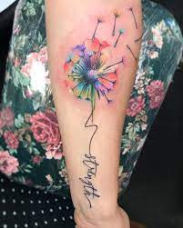 Jordan Ashley On Instagram A Little Watercolour And Calligraphy Action From Yesterday Off Dandelion Tattoo Design Tattoos For Daughters Dandelion Tattoo Most dandelion tattoos, unlike other flower tattoos, are usually black and white. dandelion tattoo design