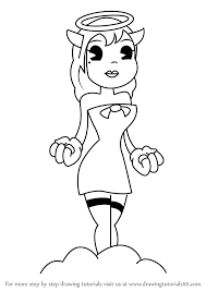 There's something for everyone from beginners to the advanced. Learn How To Draw Alice Angel From Bendy And The Ink Machine Bendy And The Ink Machine Step By Step Drawing Tutorials