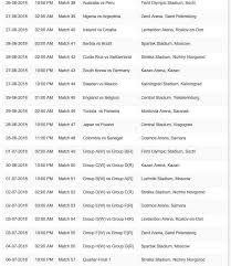 The 2018 fifa world cup is right around the corner. 2018 Fifa World Cup Match Schedule Malaysia Time Full List Miri City Sharing