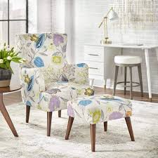 Pier 1 floral chair & ottoman. Angelo Home Arm Chair Ottoman Set Jane Floral