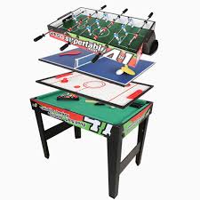 3ft 4 In 1 Multi Sport Game Set Features 4 Sports Game Sports Games Table Tennis Soccer Table