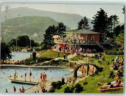 8730 Bad Kissingen Schwimmen Terrassen Schwimmbad Am Ballinghain Rutsche Ansichtskarten Center Onlineshop