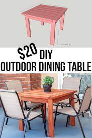 Simple 20 Diy Outdoor Dining Table Diy Outdoor Table Outdoor Dining Table Diy Dining Table