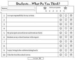 Student Survey With Smiley Faces Student Survey Student Surveys