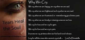 Spiritual Spew Crying Can Heal The Soul Healing Crying Forgiveness
