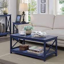 Building a coffee table is an easy woodworking project, and with these free detailed plans, you'll have one built in just a weekend. Blue Coffee Tables You Ll Love In 2021 Wayfair