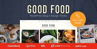 Rosa 2 is a premium wordpress theme that will allow any food blogger to present their content is a unique and professional manner. Good Food V1 0 8 Recipe Magazine Food Blogging Theme