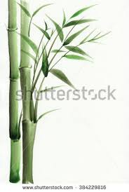 Bamboo Original Watercolor Painting Asian Style Bamboo Art Original Watercolor Painting Watercolor Paintings